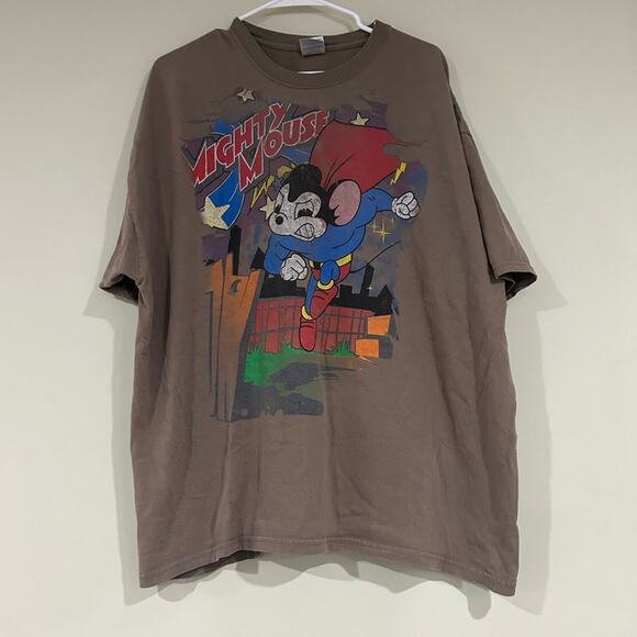 Vintage Mighty Mouse Cartoon Shirt - Picture 1 of 3